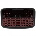 A36 Wireless Mini Air Mouse Flat Touch Pad Colorful Backlight Keyboard