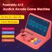 POWKIDDY A12 9-inch IPS Game Console 2000 Game HD 9-inch IPS Joystick Nostalgic Home Arcade Joystick Handle HDMI Link Two-Player