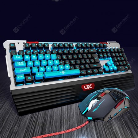 001-K50 Water-tubing Luminescence Machinery Game Keyboard