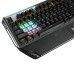 Colorful True Mechanical Touch Keyboard USB Wired Metal Panel Gaming Keyboard 26 Keys without Punch