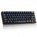 DIK61 Bluetooth Wired Wireless Mechanical Keyboard Mobile Phone Tablet RGB Green Switch for iPad Android Mac