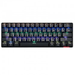 DIK61 Bluetooth Wired Wireless Mechanical Keyboard Mobile Phone Tablet RGB Green Switch for iPad Android Mac