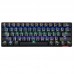 DIK61 Bluetooth Wired Wireless Mechanical Keyboard Mobile Phone Tablet RGB Green Switch for iPad Android Mac