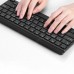 Mini Five-row Wireless Keyboard and Mouse Set Inside Iron Board Laptop Home Office