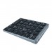 N960 Mini Wireless 28-key Numeric Keyboard Office Aluminum Bluetooth Wireless Charging Numeric Keypad