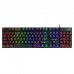 T-wolf T20 Wired Membrane Keyboard Computer Colorful Backlight