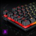 T-wolf T20 Wired Membrane Keyboard Computer Colorful Backlight