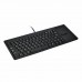 Wired USB Ultra-thin Mute Built-in HUB Mini Business Office Keyboard with Touchpad