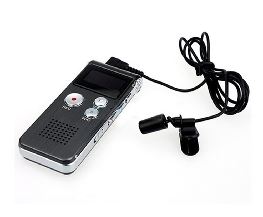 N28 Recorder Professional Hd Intelligent Digital Recorder MP3 Player- Silver 1+8GB