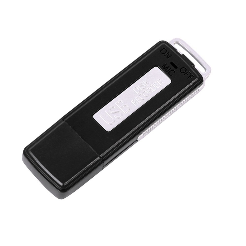 The Classic Mini USB Flash Pen 8 Gb USB 70 Hours of Tape Recorder- Black 1+8GB