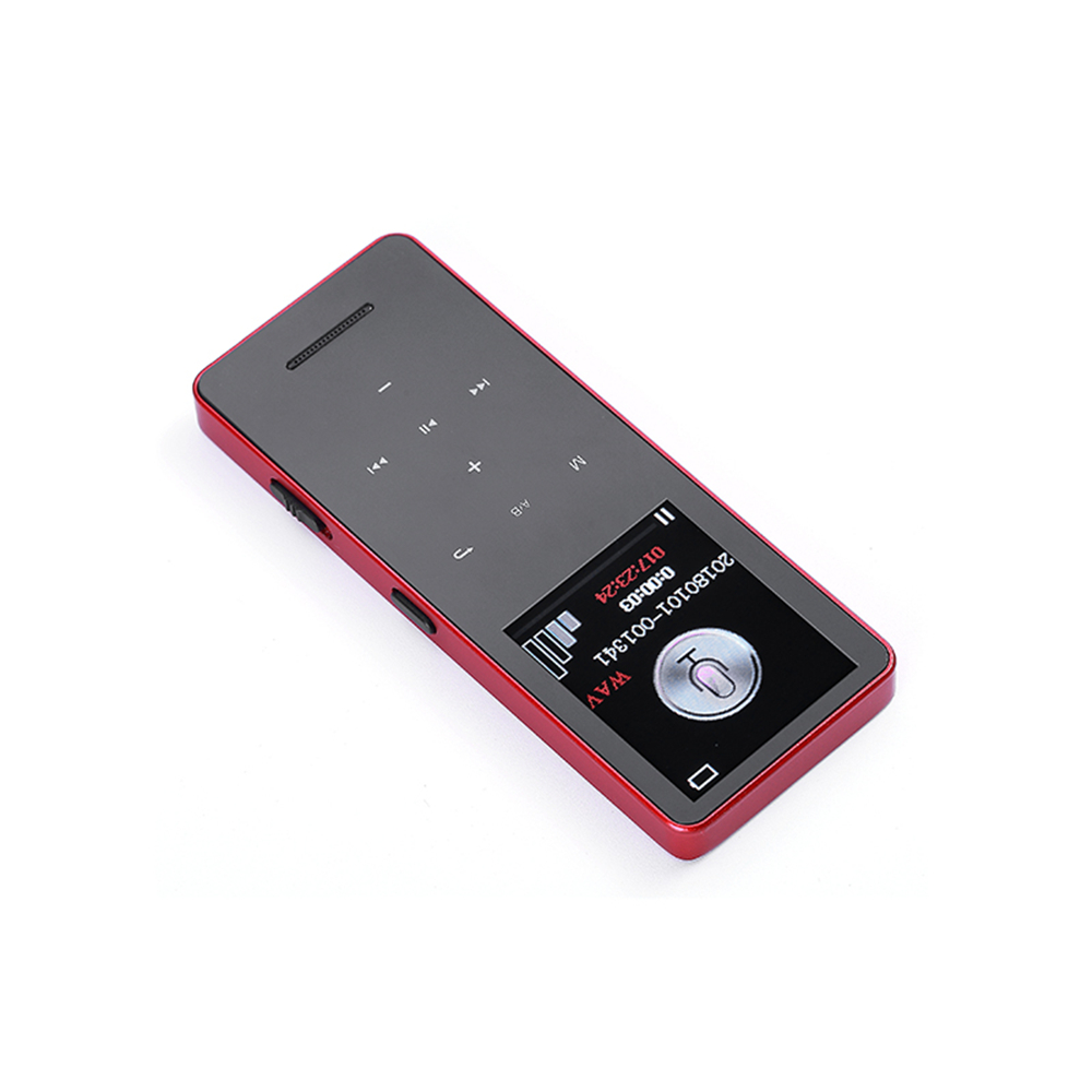 Bluetooth HIFI Player MP3 MP4 Hd Condition Touch Screen Recorder Recorder- Black 1+8GB