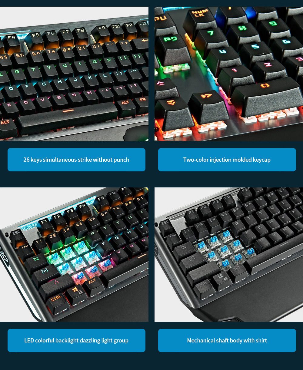 Professional Gaming Mechanical Keyboard details