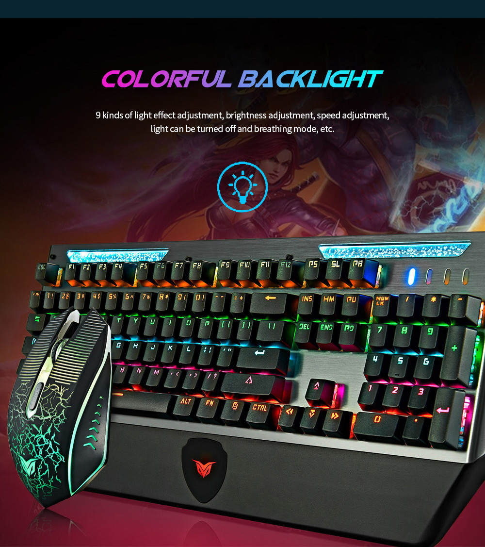 Professional Gaming Mechanical Keyboard Colorful backlight